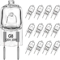 G8 Halogen Light Bulb 110V-130V Double Pin Short Tube Spotlight Lamp