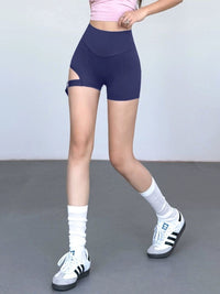 Women's High Waist Yoga Shorts with Pockets, Quick Dry Workout Shorts, Summer Peach Butt Lifting Athletic Shorts
