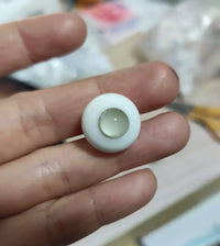 BJD Doll Glass Eyes with No Pupil Dots, Clay Material, Various Sizes 6-18MM