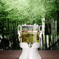 Glass Fermentation Jar with Spigot for Fruit Wine, Medicinal Liquor, and Sealed Storage - High Borosilicate Glass Barrel