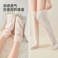 Unisex Cotton Sleep Socks for Adults & Kids - Warm Thermal Leggings for Winter & Air-Conditioned Rooms
