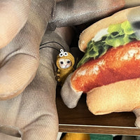 Mini Felt Doll Keychain Material Kit - Cockroach & Dorayaki Designs