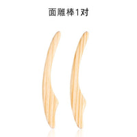 Japanese Cypress Wood Body and Face Sculpting Massage Stick for Gua Sha and Acupressure