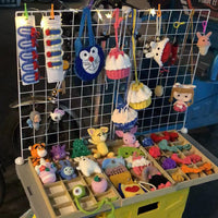 Grid Mesh Iron Net White Supermarket Photo Wall Iron Wire Grid Wall Hanging Board Storage Rack Kindergarten Display Shelf