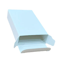 White Cardboard Box Universal Double Insert Small Square Blank Neutral Packaging Box Flat Style