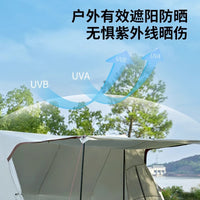 Mujiadi A-Tower Canopy Tent Outdoor Camping Shelter with Projection Screen