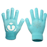 MIGAO Anti-Slip Rhinestone Figure Skating Gloves for Kids and Adults