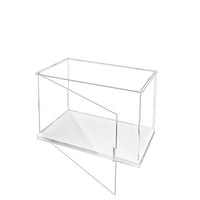 Display Case with Hinged Door for Collectibles, Action Figures, Blocks, Shoes, and Bags