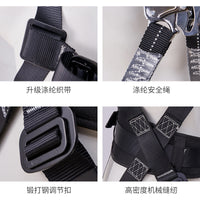 Full Body Safety Harness for High-Altitude Work, Quick-Release Detachable Portable