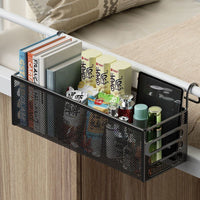 Dormitory Bedside Hanging Storage Basket Shelf for Bunk Beds, Punch-Free Organizer for Students