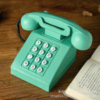Retro American Style Telephone Model Home Decor Ornament