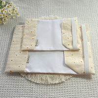 Jacquard Fabric Notebook Cover with Daisy Pattern for A5/A6 Journals