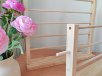 Multi-Layer Tape and Thread Organizer Rack for Craft Display and Storage