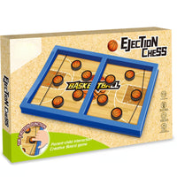 Fast Sling Puck Game for Kids, Two-Player Competitive Tabletop Game, Educational Party Toy