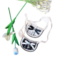 Adjustable Pet Lace Bib Collar for Cats and Small Dogs
