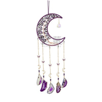 Natural Crushed Stone Sun Catcher Pendant Rainbow Dream Catcher for Kids Room Balcony Decor Wind Chime