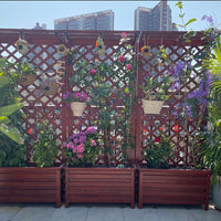 Aluminum Alloy Garden Trellis with Wheels for Climbing Plants