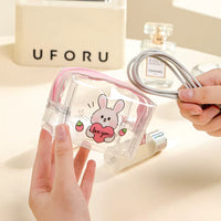 Transparent Waterproof Zipper Pouch for Keys, Cards, and Small Items