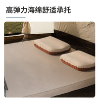 Self-Inflating Sponge Camping Mattress with Pillow - Thickened Outdoor Picnic Pad