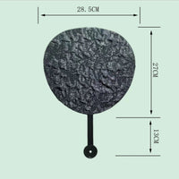 DIY Handheld Fan Craft Kit with Blank Plastic Fan and Fabric