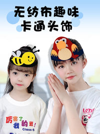 Felt Animal Headbands for Kids' Stage Performances & Parent-Child Activities