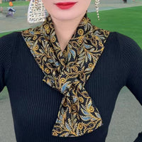 Fashionable Velvet Neck Warmer Scarf with Pocket - Windproof & Cold Protection