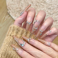 Mini Flat-Back Zircon Nail Art Rhinestones - 5A High-Quality Silver White Micro Zircon Eye-Shaped Nail Decorations