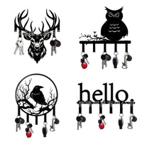 Creative Letter Wall Hooks for Home Entryway and Door Back Storage