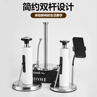 Commercial Kitchen Stainless Steel Paper Towel Holder and Cup Dispenser Combo