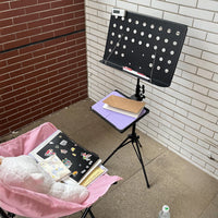 Portable Adjustable Book Stand for Study and Reading, Ergonomic Desktop Document Holder for Students
