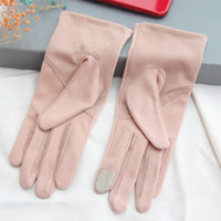 Summer UV Protection Touchscreen Cotton Gloves for Driving & Outdoor Activities