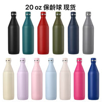 2025 New 20oz Bowling Pin Shaped 304 Stainless Steel Water Bottle for Outdoor Sports