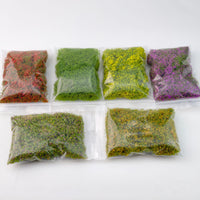Miniature Simulation Vine Model for Micro Landscape Decor - Cotton Thread Green Silk Cotton Net Willow