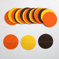 Thanksgiving Harvest Theme Orange Turkey Party Decor Garland