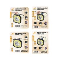 Rechargeable LED Headlamp with Motion Sensor for Outdoor Activities