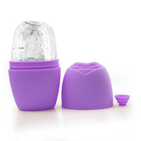 Silicone Ice Roller for Face and Eyes, Reusable Facial Ice Massager for Skin Tightening, Puffiness, and Dark Circles