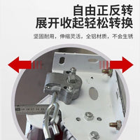 Retractable Awning Gearbox Head for Sunshade Canopy, All-Aluminum Hand Crank Mechanism