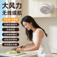 2026 New USB Rechargeable Digital Display Mini Desk Fan for Dormitory and Office