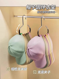 Multi-functional Hat and Bag Organizer Hanger for Closet