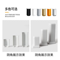 Self-Adhesive Corner Trim for Baseboards, Thickened Wall Corner Protector for Living Room and Bedroom Decoration
