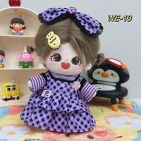 20cm Cotton Doll Princess Dress Outfit for Plush Dolls