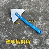 Stainless Steel Putty Knife Corner Tool for Wall Plastering, Drywall, and Diatom Mud Application