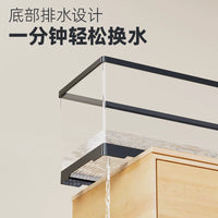 Acrylic Turtle Tank with Basking Platform, Ecological Landscape, Bottom Drainage, Complete Kit