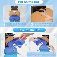 Adhesive Wall-Mounted Baseball Cap Organizer Rack