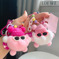 Cute Soot Sprite Plush Keychain for Bags and Keys