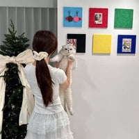 Dopamine Felt Board Wall Decor with Adhesive and Pushpins, Nordic Style Photo Display & Message Board