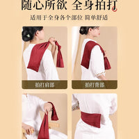 Meridian Patting Bag Walnut Massage Hammer for Back, Neck, and Shoulder Relief