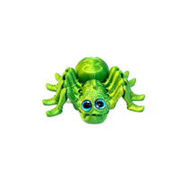 3D Printed Articulated Big Eye Spider Keychain Halloween Toy Model