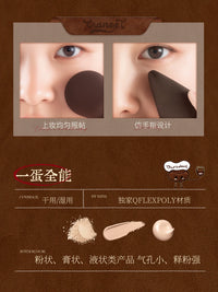 Makeup Sponge Set for Wet or Dry Use, Soft Foundation and Concealer Applicator