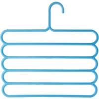 Multi-functional 5-Layer Non-Slip Hanger for Pants, Scarves, and Ties